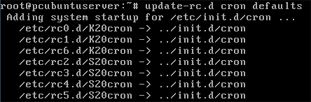 El cron crontab de GNU Linux - Activar el inicio automático del demonio del cron
