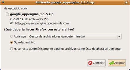 Google App Engine - Instalación del kit de desarrollo (SDK) de App Engine en GNU Linux Ubuntu 9