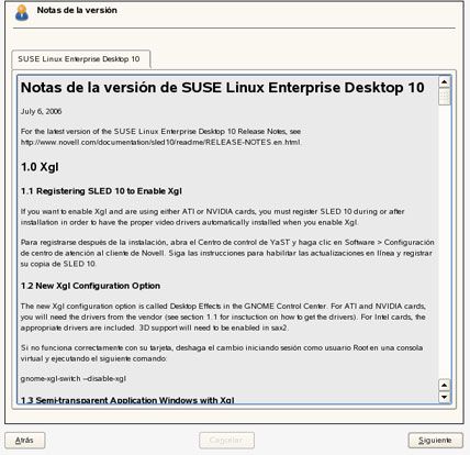 Instalar Linux Suse Enterprise Desktop 10 y MySQL Server 5
