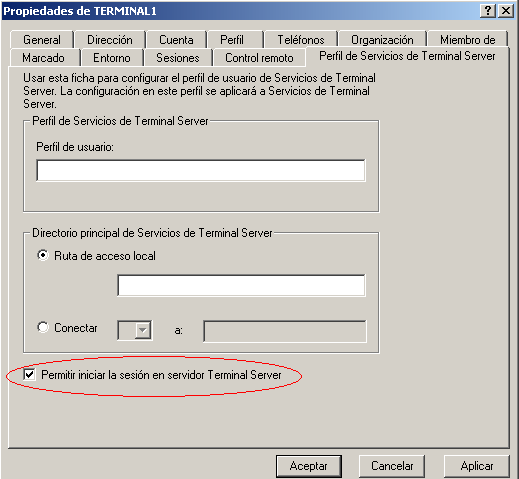 Configurar Windows 2000 Server para acceso con Terminal Server y VPN