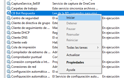 Instalar y depurar el servicio desde Visual Studio .Net