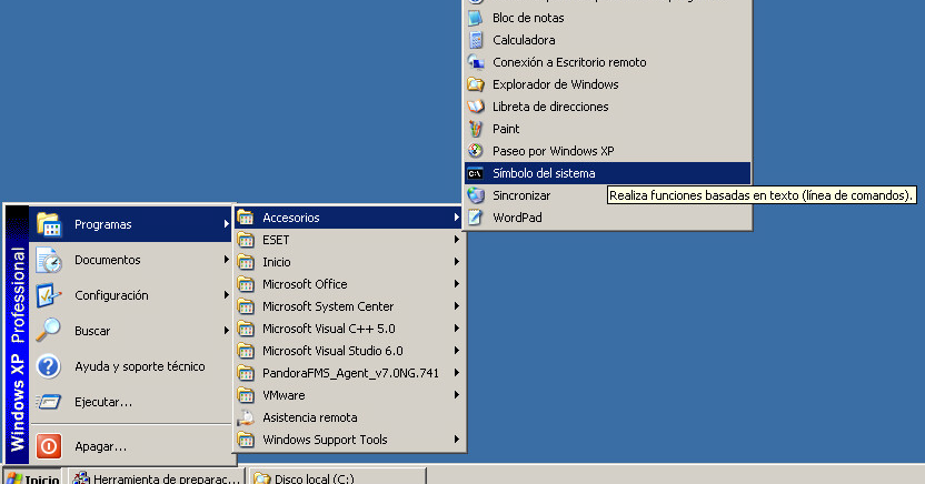 Obtener el SID actual de un equipo con Windows XP
