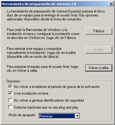 Cambiar SID Identificador de Seguridad en equipo con Windows XP usando sysprep
