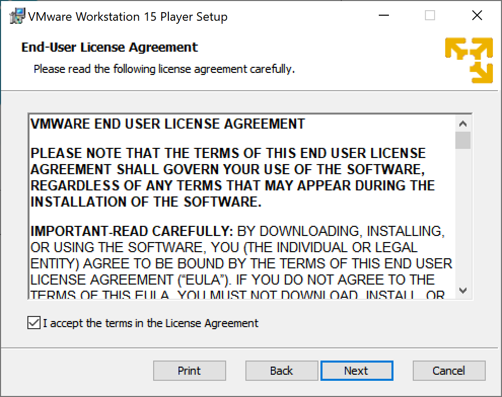 Descarga e instalación de la aplicación VMware Worstation Player (VMware Remote Player)