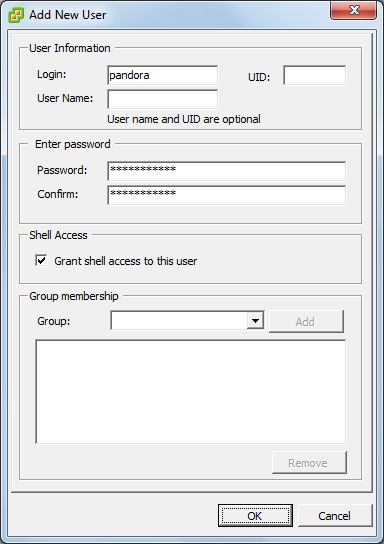 Crear usuario con permisos de lectura en VMware ESXi mediante VMware vSphere Client