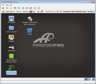 Descargar e instalar Pandora FMS como máquina virtual ESX o Workstation
