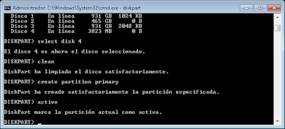 Método manual para meter Windows 7 en un pendrive