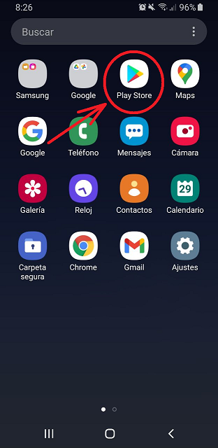 Instalar aplicación DroidCam en el móvil Android