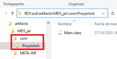 Error al ejecutar JAR: Could not find or load main class nombre_clase
