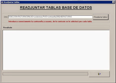 Probar formulario para readjuntar (modificar vínculo DSN ODBC) tablas en Access
