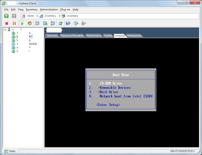 Arranque de W2008 desde fichero ISO en VMware ESX