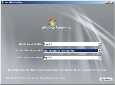 Reparar servidor Windows Server 2008 reinstalando sistema operativo