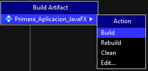 Generar fichero ejecutable JAR de aplicación gráfica JavaFX en IntelliJ IDEA