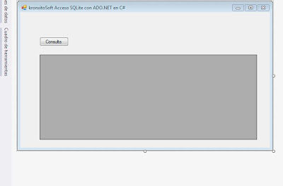 Desarrollar aplicación Visual C# .Net con acceso a SQLite con ADO.NET