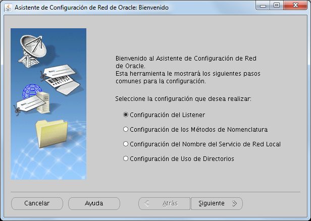 Configurar Listener, métodos de nomenclatura, nombre del Servicio de Red Local en Oracle 12c y Linux con netca