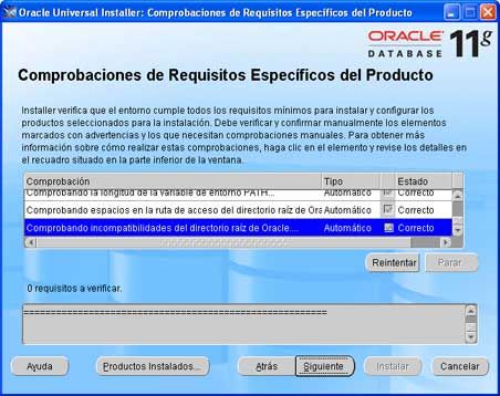 Instalar Oracle Client 11g en un equipo con Microsoft Windows XP