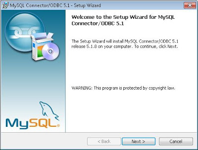 Instalar driver ODBC x32 de MySQL Server en Microsoft Windows 7 x64