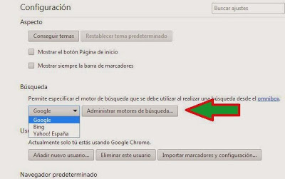 Restablecer configuración original Google Chrome