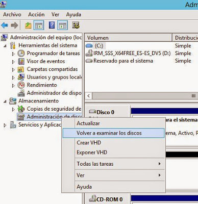 Añadir unidad de disco de SAN iSCSI a servidor virtual VMware ESXi W2012 para ficheros de datos de Oracle 12c