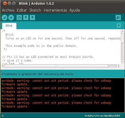 Programar el bootloader de Arduino