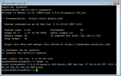 Acceso mediante SSH a Linux Ubuntu Server