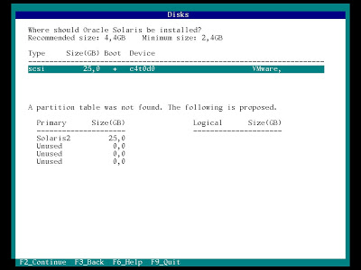 Instalar Oracle Solaris 11 SunOS Release 5.11 Version 11.0 64-bit OpenSolaris
