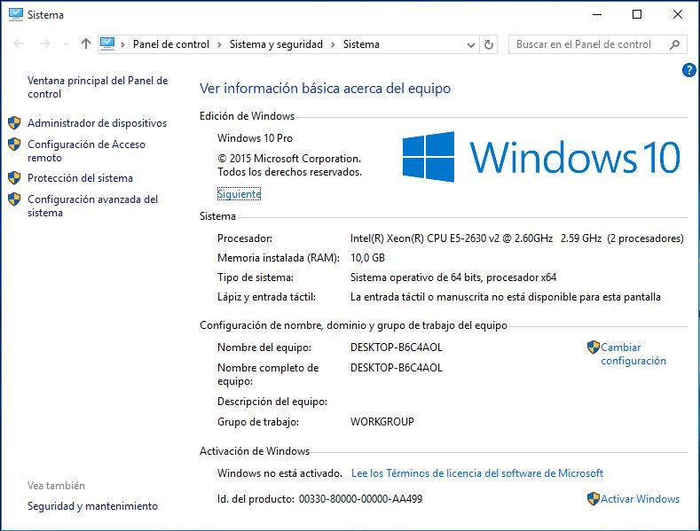 Algunas características que no han cambiado en Windows 10