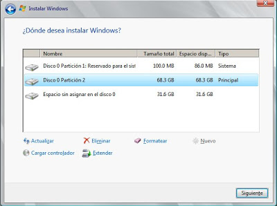 Instalar Microsoft Windows Server 2008 Standard R2 x64 en un equipo nuevo