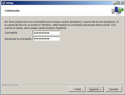 Instalar PostgreSQL 9.1.3 x64 en Microsoft Windows Server 2008 x64