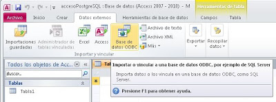 Crear origen de datos PostgreSQL en Windows 7, acceso a PostgreSQL desde Access mediante ODBC