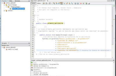 Mi primera aplicación Java con NetBeans