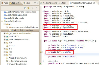 Asignar código a evento onClick de un botón en Eclipse para aplicaciones Android
