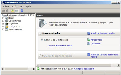 Instalar rol Servidor DNS en Microsoft Windows Server 2008 Standard x64