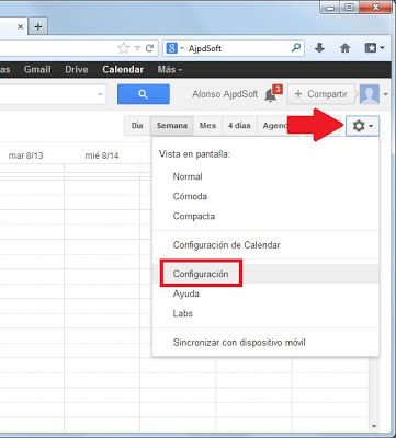 Crear calendarios adicionales en Google Calendar