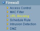 Firewall, URL Bloking