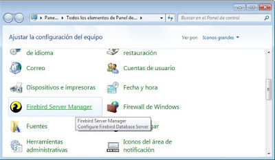 Instalar Firebird 2.5 x64 en Microsoft Windows 7 x64