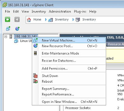 Crear máquina virtual Linux Mint en VMware ESXi desde VMware vSphere Client