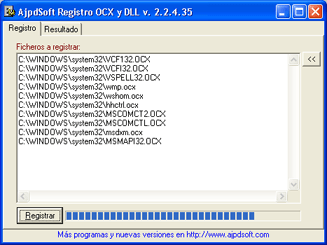 AjpdSoft Registro de OCX y DLL Código Fuente Delphi 6