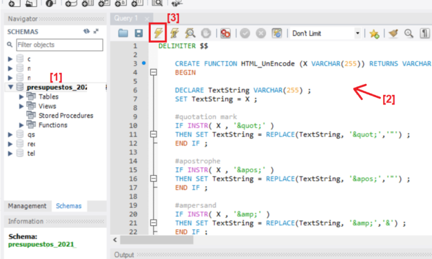 Agregar función a MySQL 5 para usarla en consulta SQL SELECT de decodificación HTML