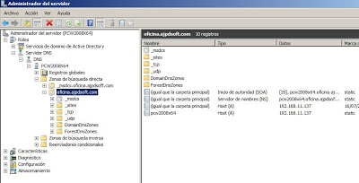Configuración, herramientas tras la promoción a controlador de dominio en Windows Server 2008