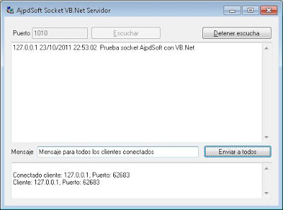 AjpdSoft Socket Código Fuente Visual Basic .Net
