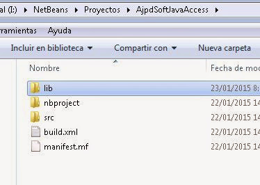 Añadir librerías .jar necesarias para el acceso a base de datos Microsoft Access de forma nativa desde aplicación Java mediante Jackcess