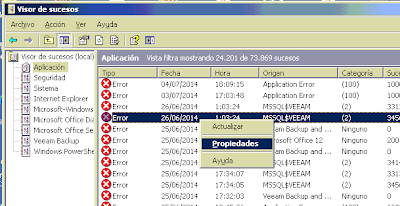 Averiguar y consultar errores en SQL Server, ficheros de log y visor de sucesos