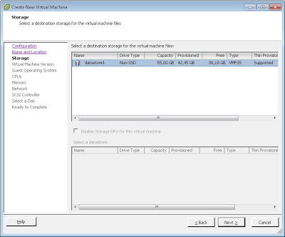 Crear equipo virtual en VMware ESXi con VMware vSphere Client