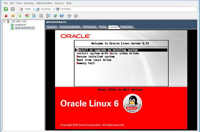 Instalar Oracle Linux 6 en modo Database Server sobre ESXi 5.1