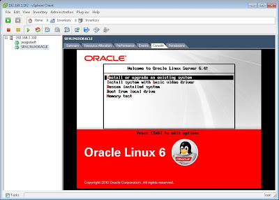 Instalar Oracle Linux 6 en modo Database Server sobre ESXi 5.1