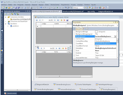Agregar componentes al formulario de la aplicación VB.Net enlazados con MySQL de forma nativa