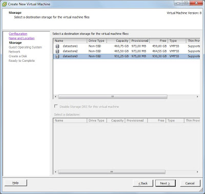 Añadir disco duro y datastore a servidor VMware ESXi