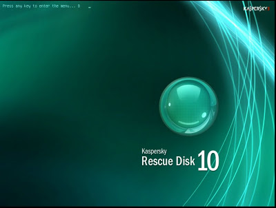Quitar virus de la policía mediante Kaspersky Rescue Disk