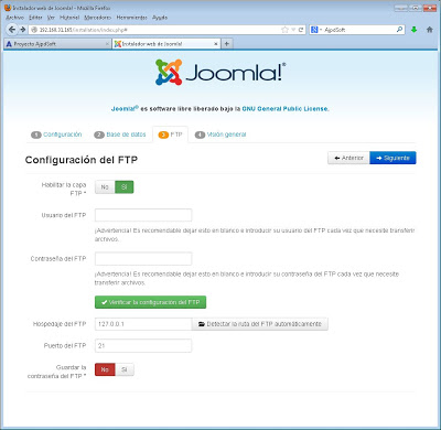 Descargar e instalar Joomla! 3 en Linux